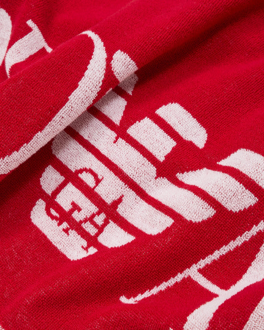 Towel EA7 7X000102 U5096 equestrianred