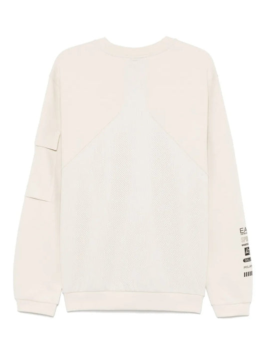 Felpa EA7 7M000324 U1112 silverbirch