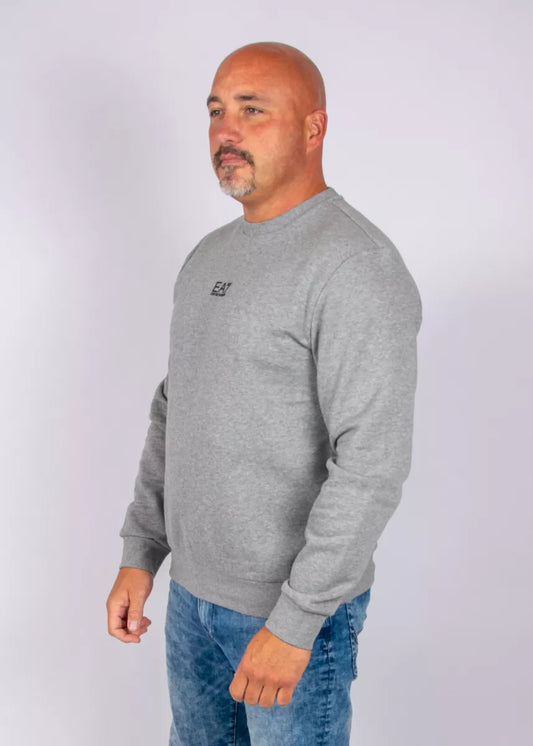 Felpa EA7 8NPM34 3905 med.greymel