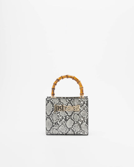 Borsa Just Cavalli Donna 80RA4BD2 bianco e nero