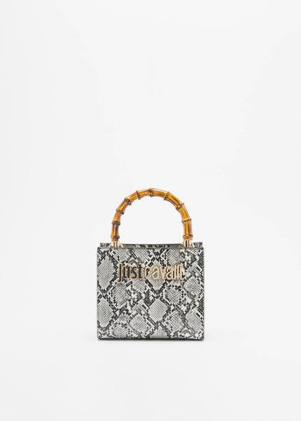 Borsa Just Cavalli Donna 80RA4BD2 bianco e nero