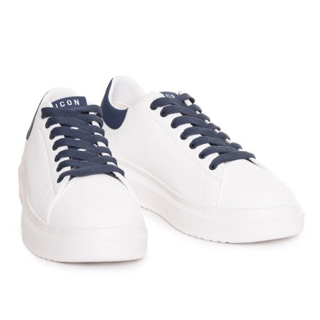 Sneakers IC04748SU bianco e blu