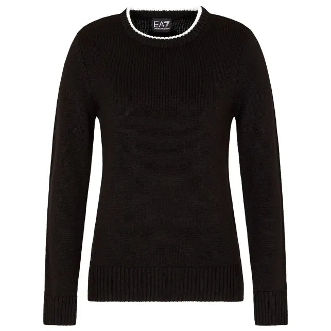 Pullover EA7 7W000697 MC266 blackwhitealyssumtipping