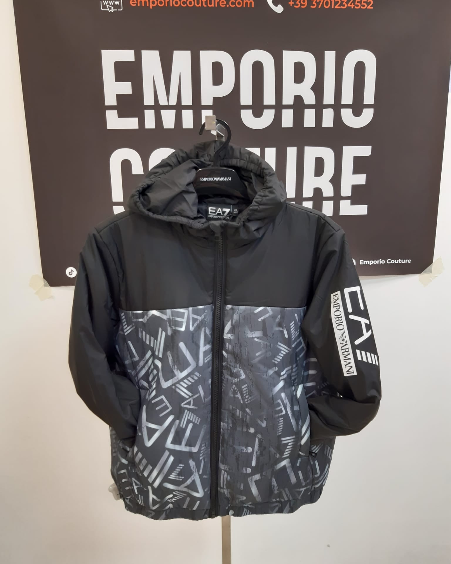 Bomberjacket EA7 7B000182 UC001 black
