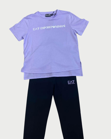 Set Ea7 7G000071 Lavender/Black