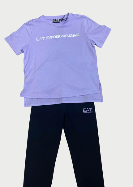 Set Ea7 7G000071 Lavender/Black