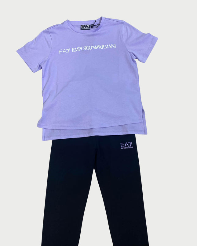 Set Ea7 7G000071 Lavender/Black