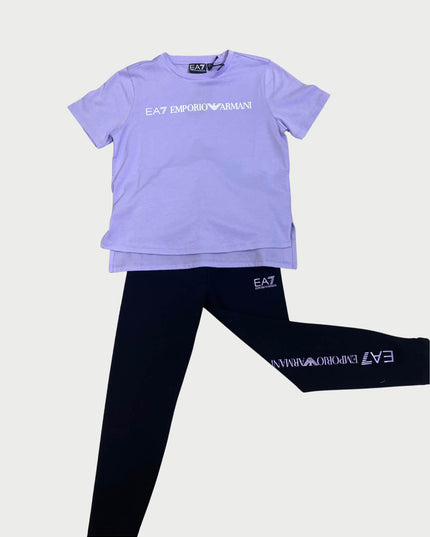 Set Ea7 7G000071 Lavender/Black