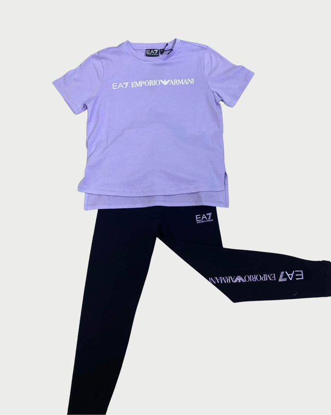 Set Ea7 7G000071 Lavender/Black