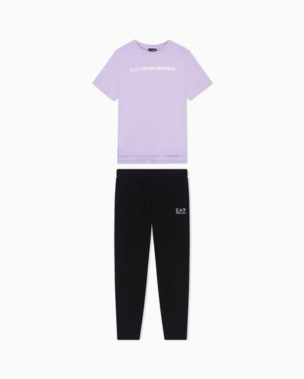 Set Ea7 7G000071 Lavender/Black