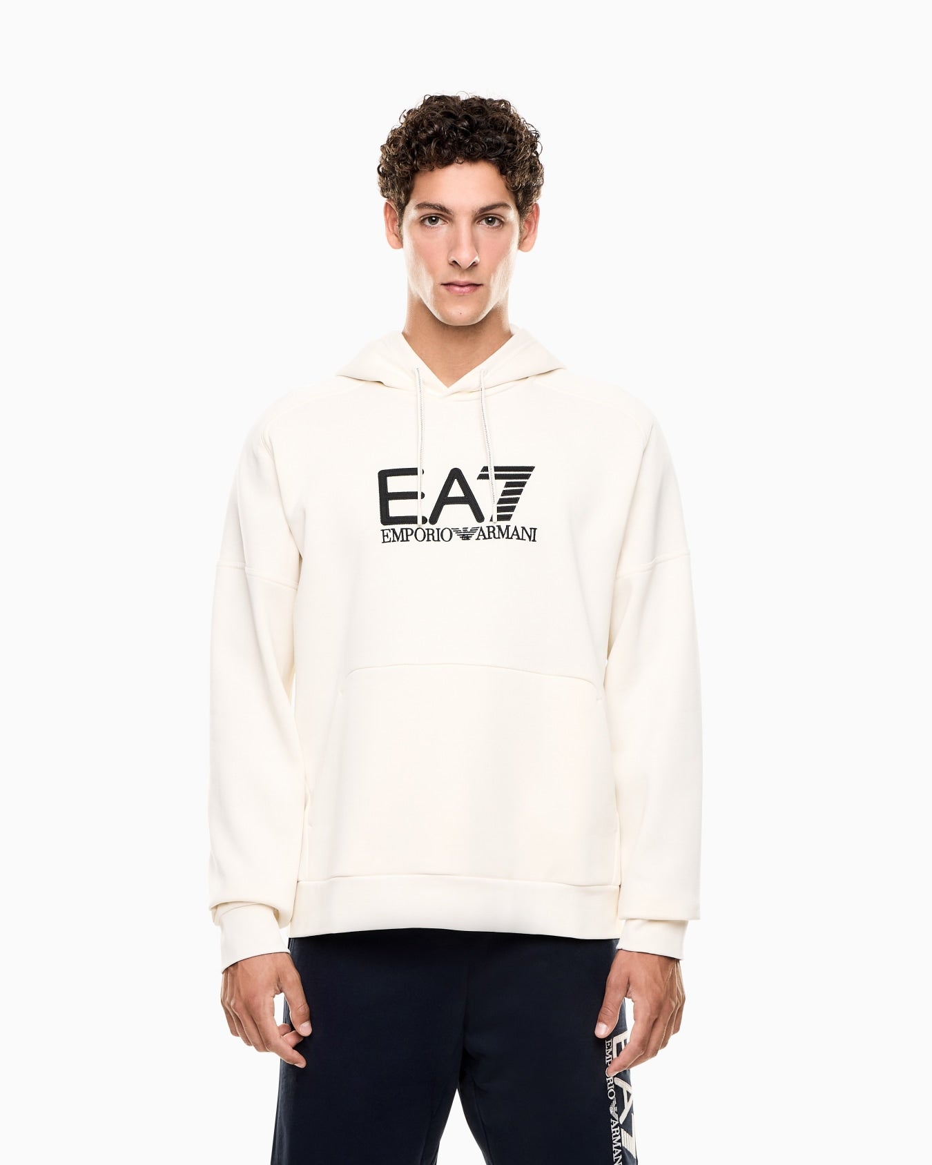 Felpa EA7 7M000909 M1166 creamblack