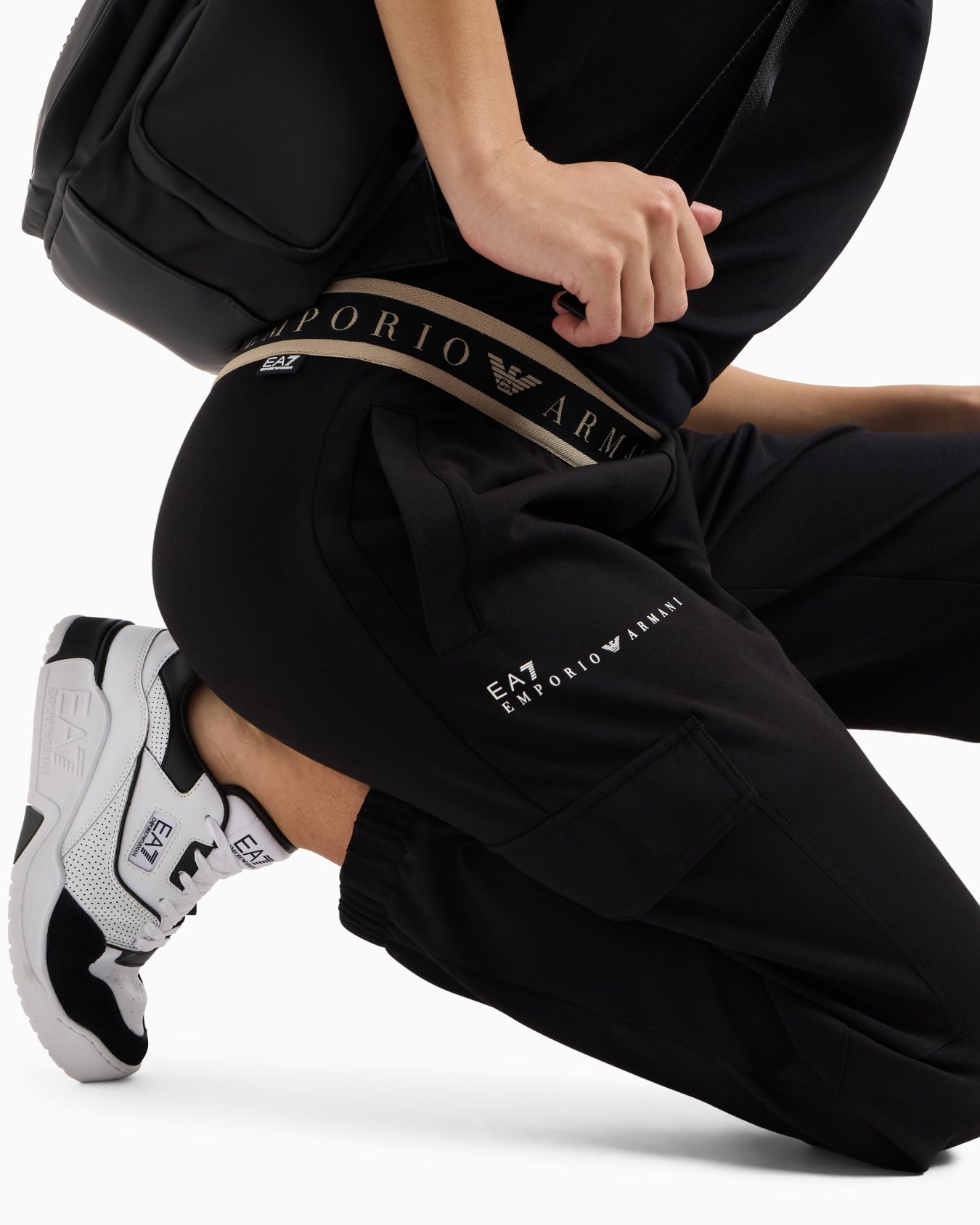 Pantaloni EA7 7W000282 UC001 black