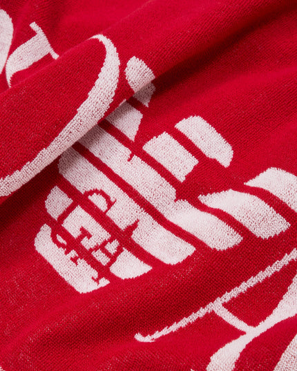 Towel EA7 7X000102 U5096 equestrianred