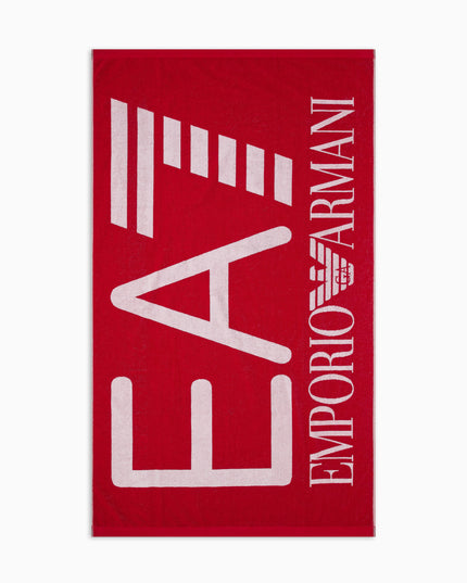 Towel EA7 7X000102 U5096 equestrianred