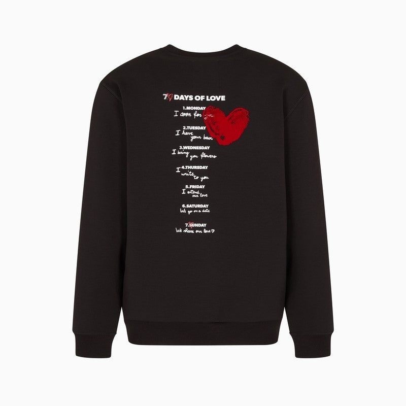 Felpa EA7 7X000248 FC191 blackfingerprint