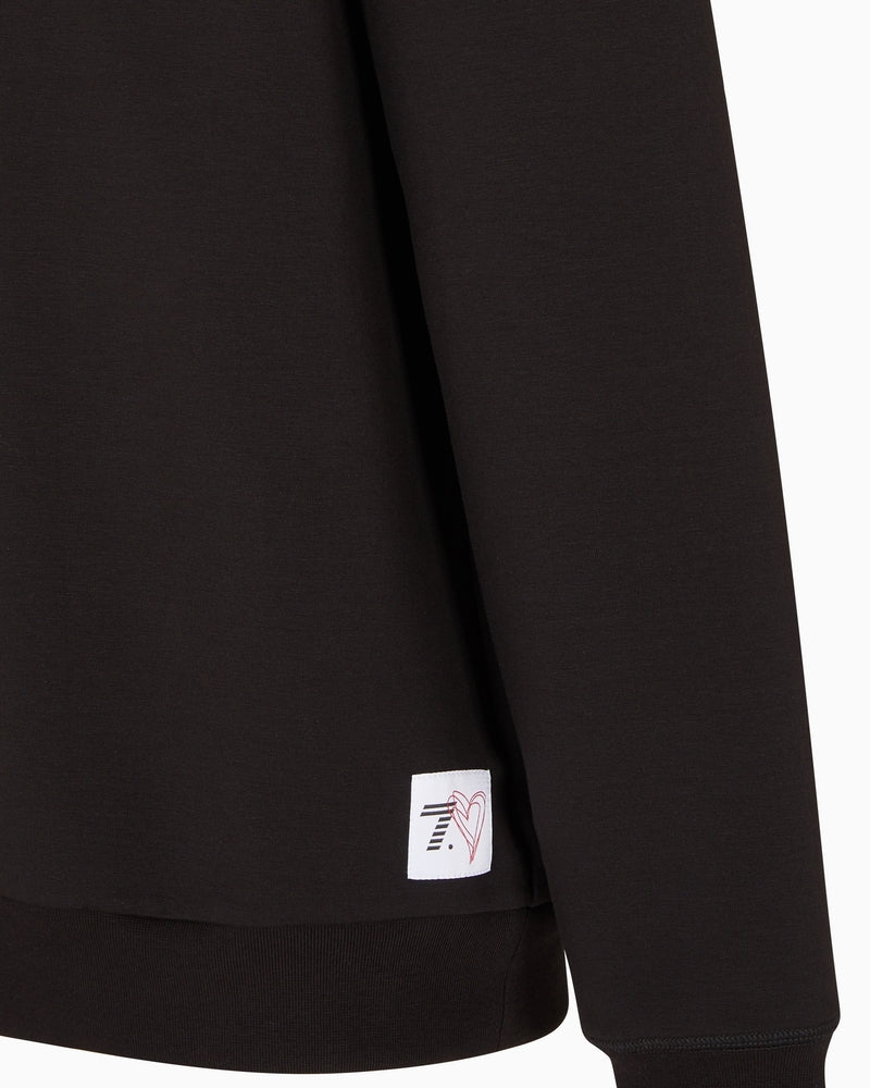 Felpa EA7 7X000248 FC191 blackfingerprint