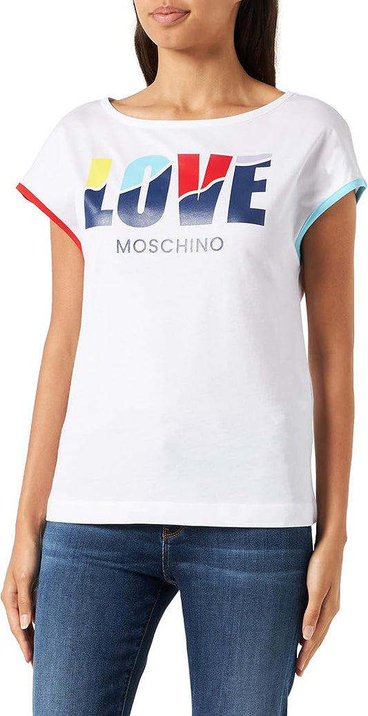 Moschino tshirt w4h9201m3876 a00 white
