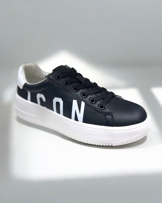 Sneakers ICON IC05194SU nero e bianco