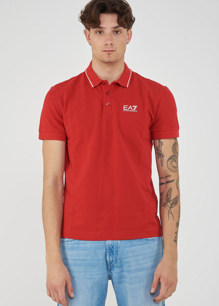 Polo EA7 8NPF16 HAUTE RED