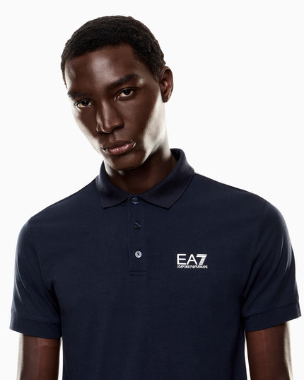 Polo Ea7 8Npf14 Armani Blue