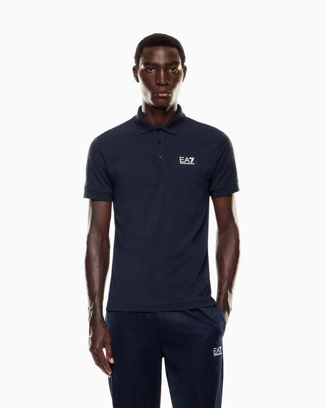 Polo Ea7 8Npf14 Armani Blue