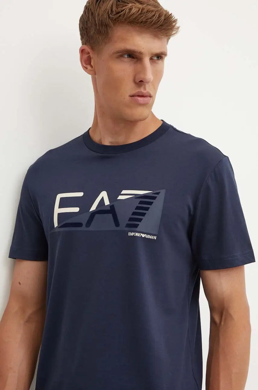 emporio-armani-ea7-t-shirt-uomo-cotone-regular-fit-casual-traspirante-blu-7M000002-UB102-AF11970