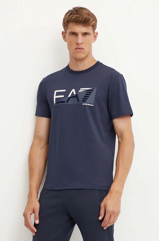 emporio-armani-ea7-t-shirt-uomo-cotone-regular-fit-casual-traspirante-blu-7M000002-UB102-AF11970