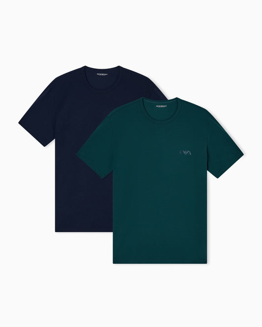 2 Tshirt EA7 EM001849 MB108 armanibluepine