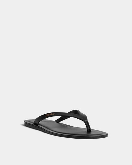 Infradito in pelle Dsquared2 FSM0074 nero