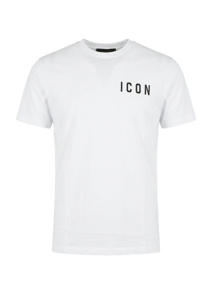 T-shirt ICON IUT007 bianco e nero