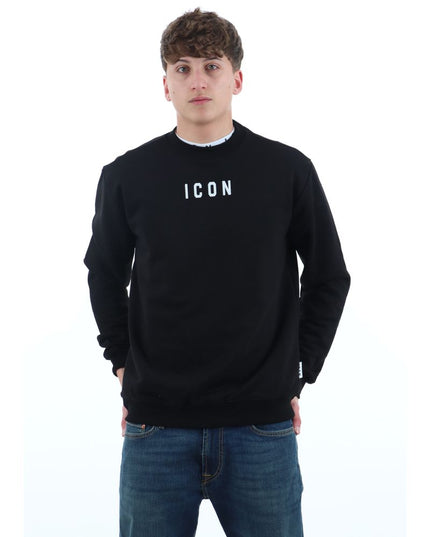 Felpa ICON IUF002 nero e bianco