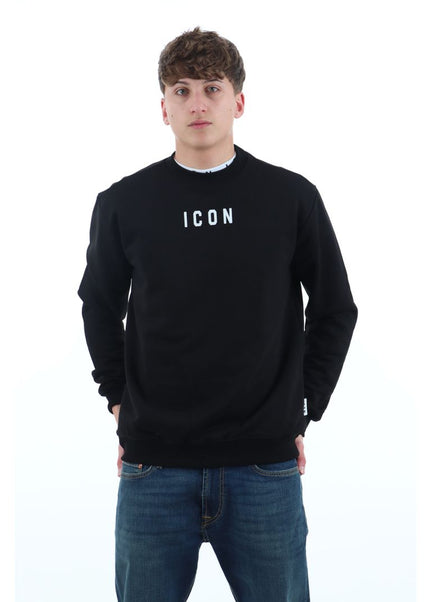 Felpa ICON IUF002 nero e bianco