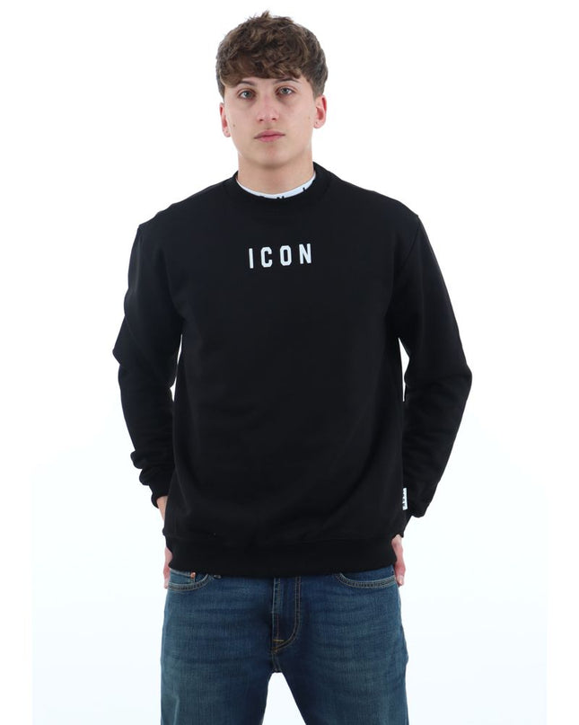 Felpa ICON IUF002 nero e bianco
