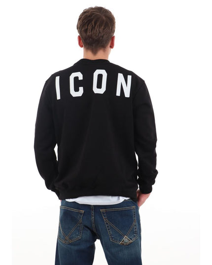 Felpa ICON IUF002 nero e bianco