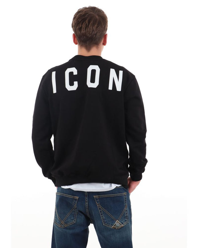 Felpa ICON IUF002 nero e bianco