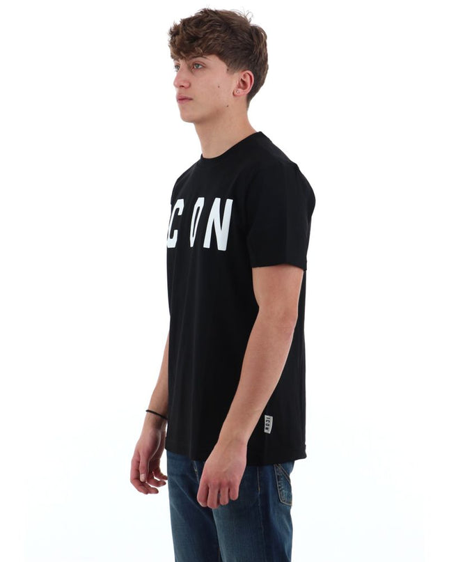 T-shirt ICON IUT001 nero e bianco