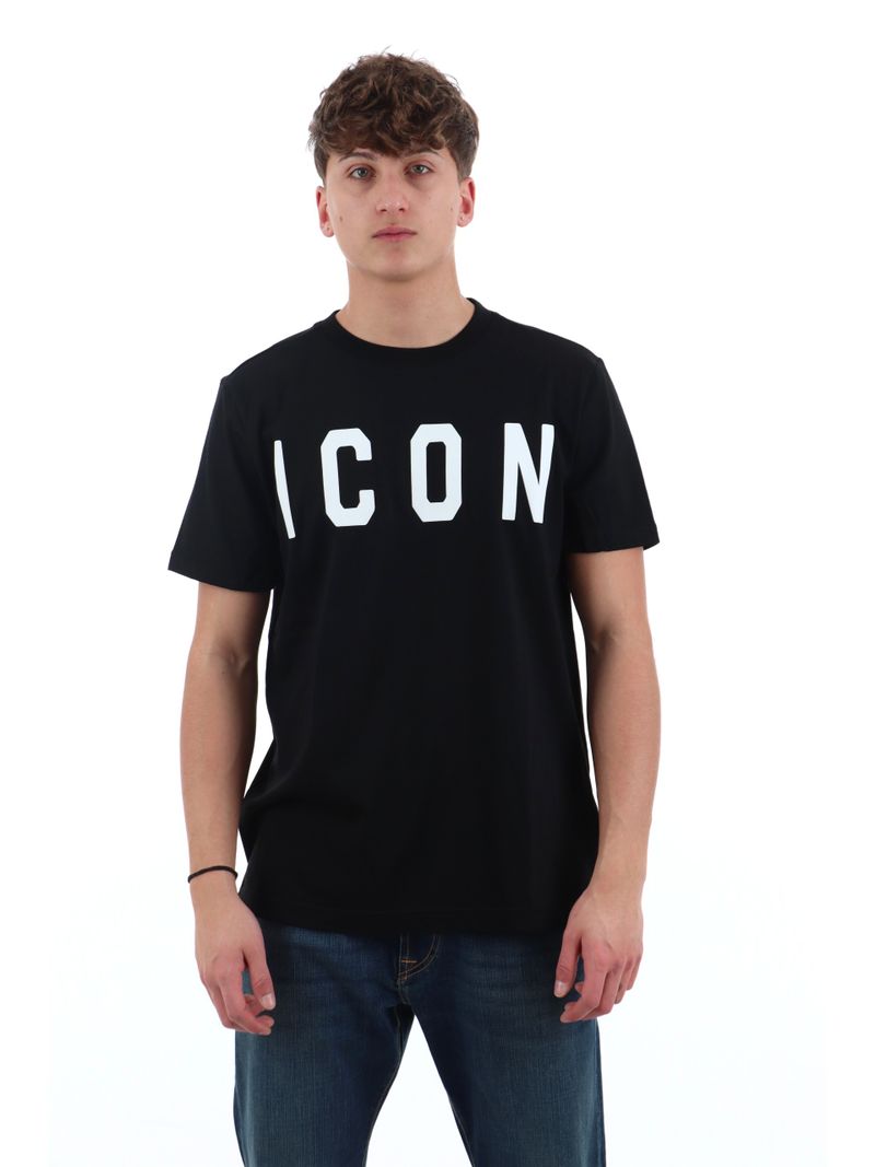 T-shirt ICON IUT001 nero e bianco