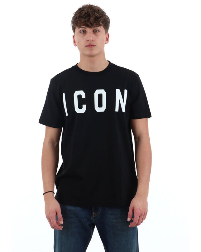 T-shirt ICON IUT001 nero e bianco