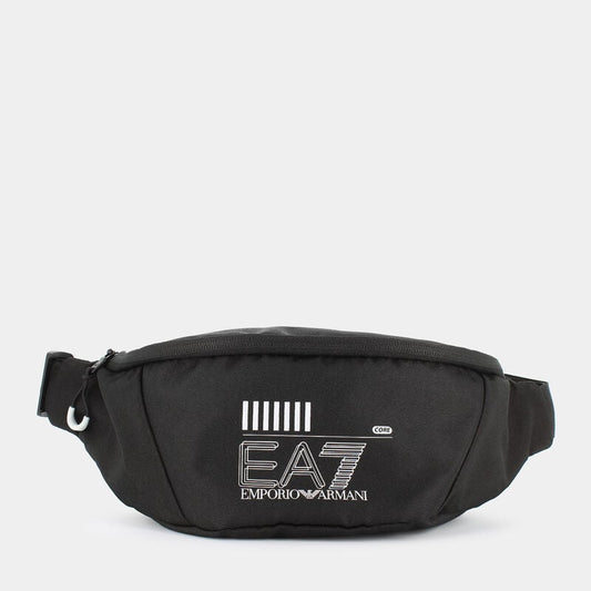 Marsupio EA7 245079 02021 blackwhitelogo