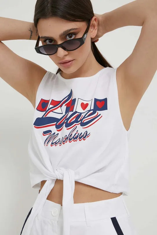 Moschino top w4h6202e1951 a00 white