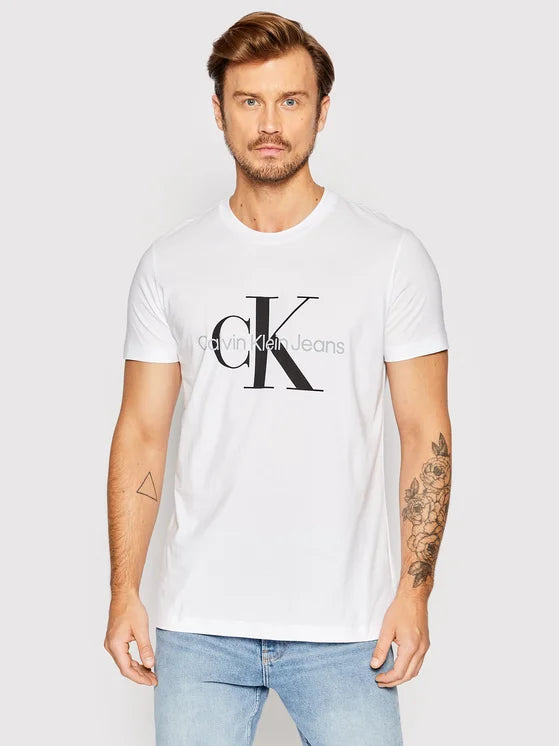 Tshirt CK J30J320935 bianco
