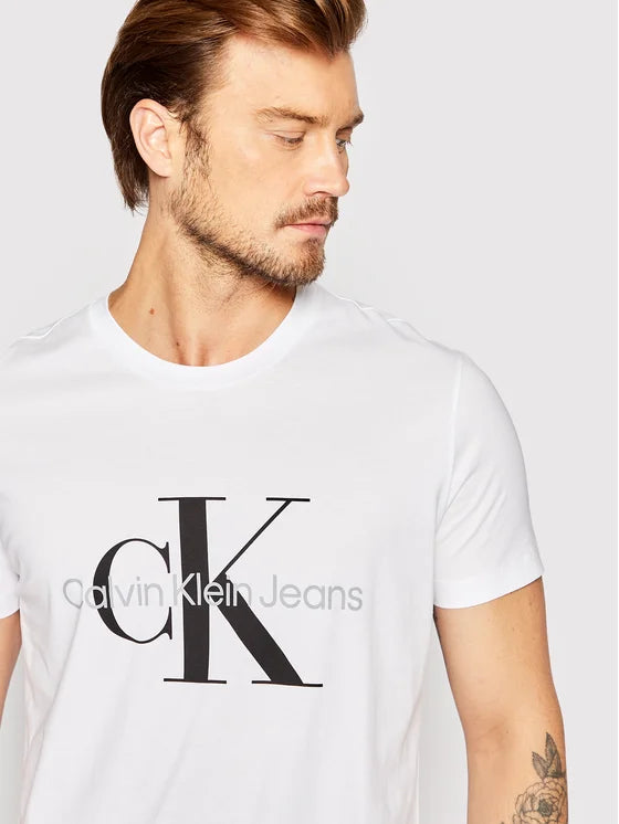 Tshirt CK J30J320935 bianco
