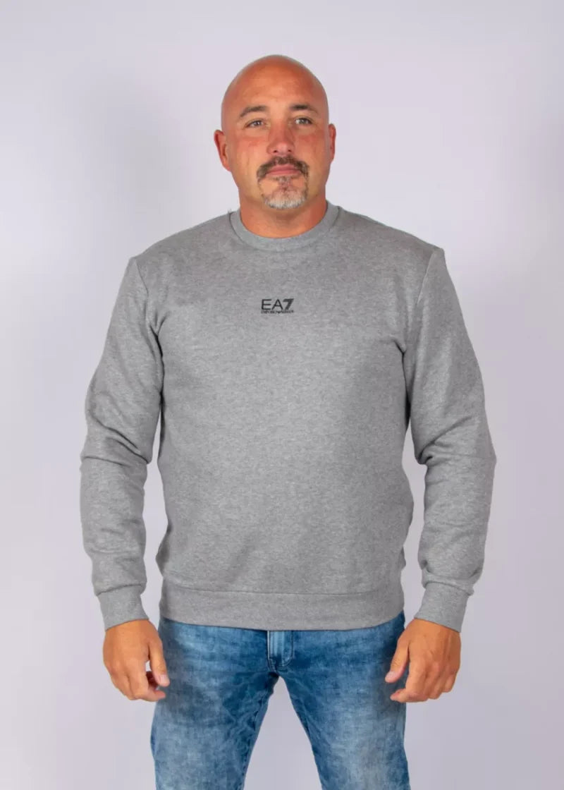 Felpa EA7 8NPM34 3905 med.greymel