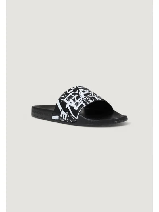 Ciabatte EA7 7X000108 MC136 blackblackwritingprint