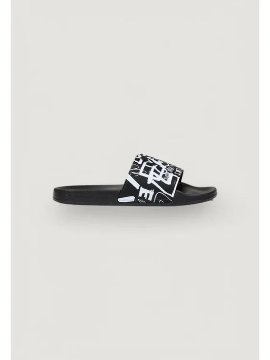 Ciabatte EA7 7X000108 MC136 blackblackwritingprint