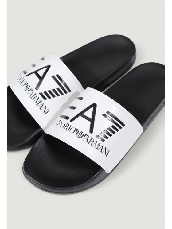 Ciabatte EA7 7X000108 MZ096 whiteblackblack