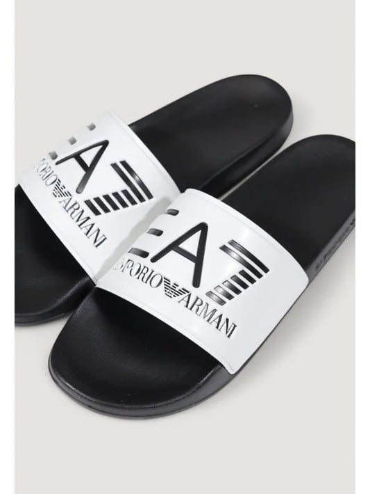Ciabatte EA7 7X000108 MZ096 whiteblackblack