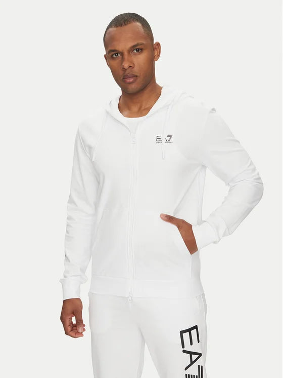 Felpa EA7 7M000568 M0003 whiteblack