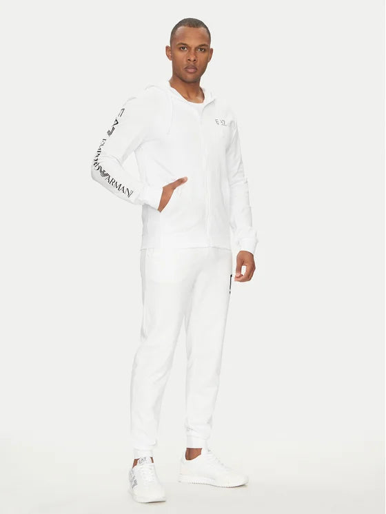 Felpa EA7 7M000568 M0003 whiteblack