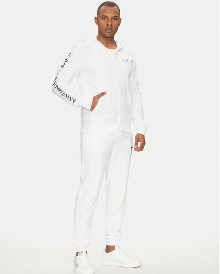 Felpa EA7 7M000568 WHITE/BLACK